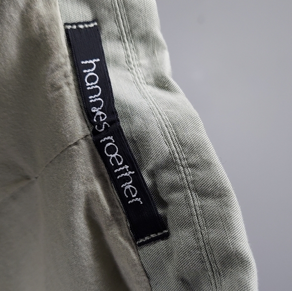 Hannes Roether Blazer Jacket Green Double-Breasted Button VNeck Collar Medium - Picture 5 of 7